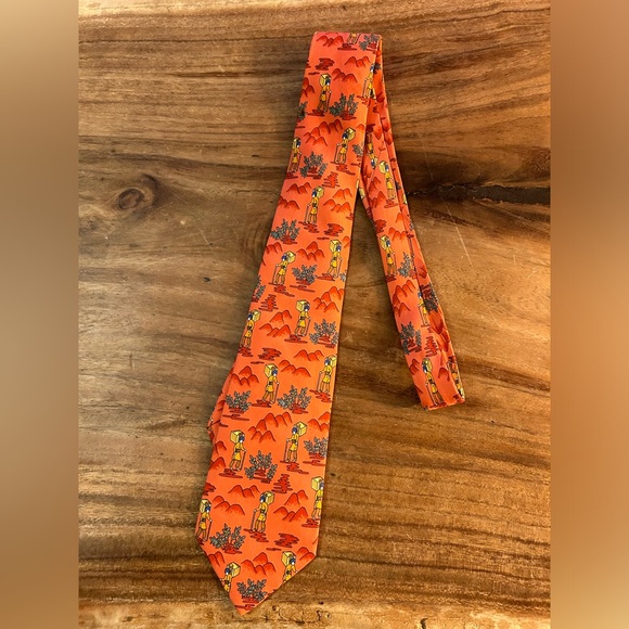 Hermés Men’s tie. Made in France. 100% silk - Picture 1 of 2